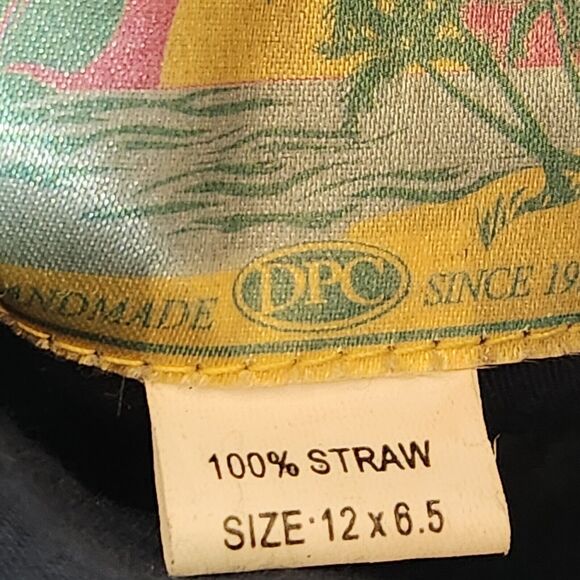 tropical trends purple striped colorful‎ Straw Woven Handbag round Bamboo Handle - Picture 10 of 10